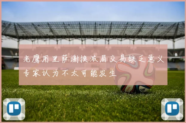 老鹰用里萨谢换浓眉交易缺乏意义专家认为不太可能发生